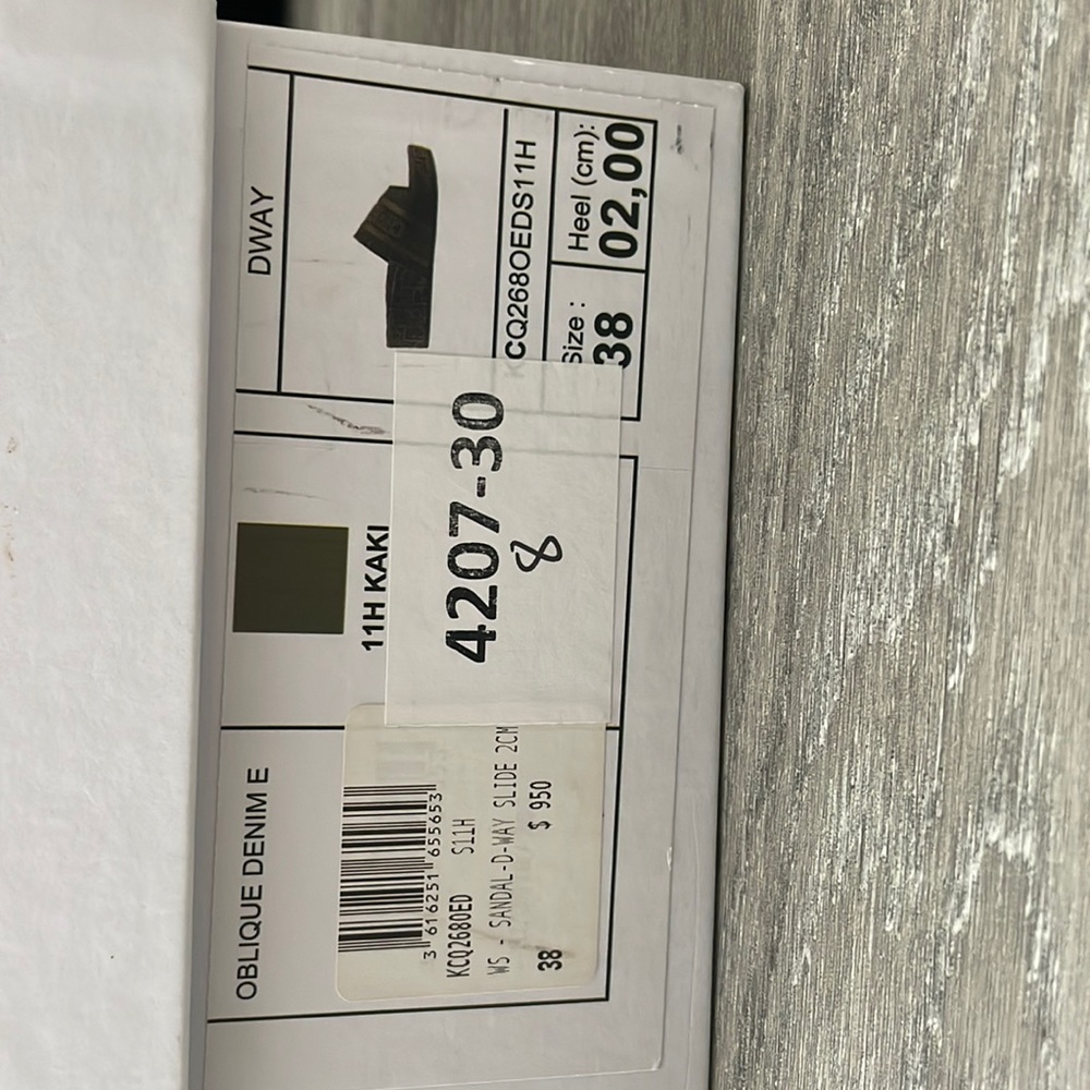Dior Platform Sandals size 38 (8)